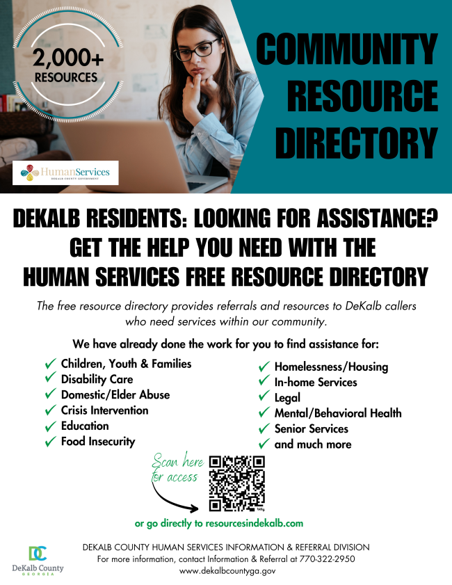 communityresource Find out about DeKalb services with the DeKalb Community Resource Directory
