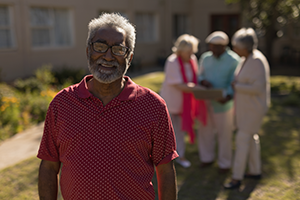 membership Decorative image of African American seniors